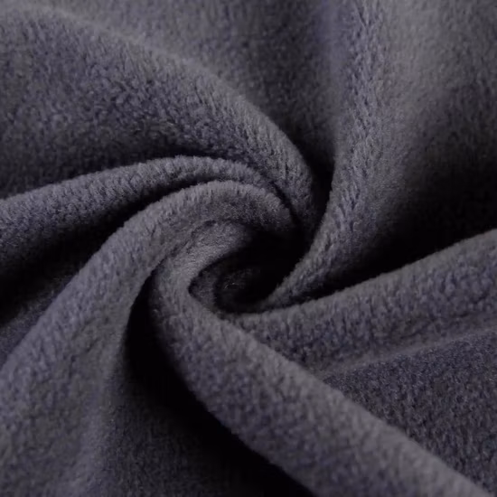 Recycled Knit Fleece 100% Polyester Brush Fabric for Wool Garment